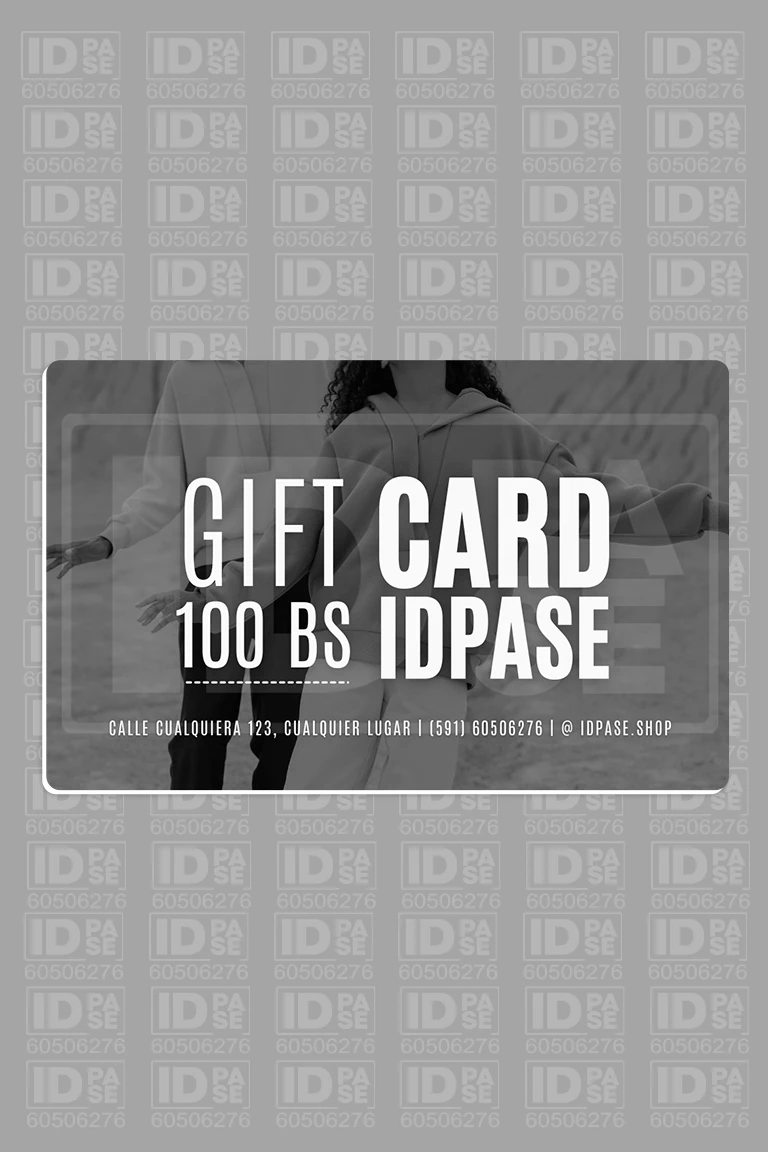 Tarjeta de Regalo PVC